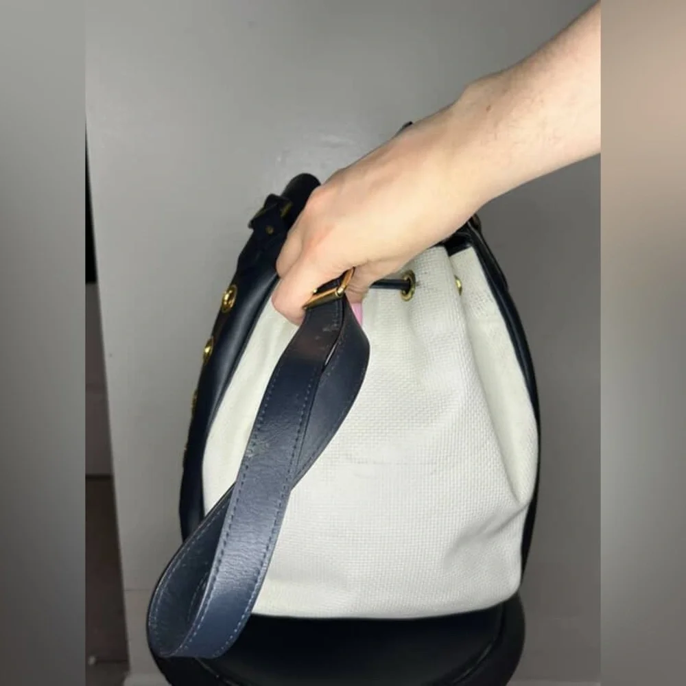 Yves Saint Laurent (YSL) drawstring bucket bag Vintage